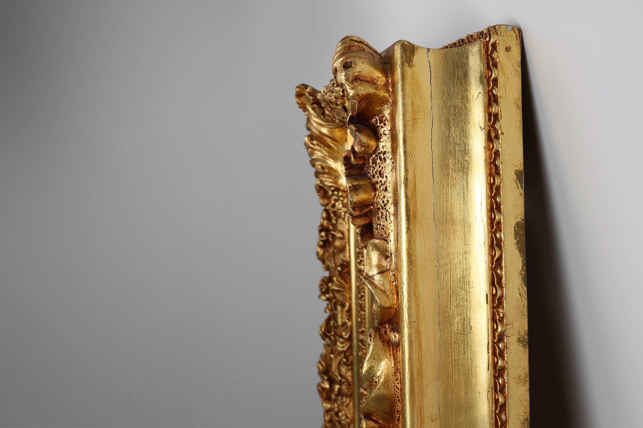 Gilded Louis XV Frame labeled and manufactured Antwerp, Belgium ca. 1850thumbnail